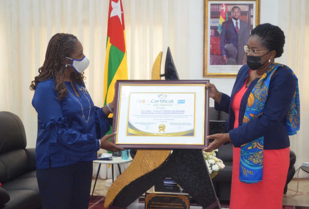 Primature : Leadership féminin,l'UNFPA et Plan international honorent le Togo