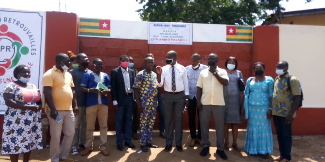 Togo/Golfe 2: Rénovation de la clôture de L'EPP Aniko palako, une initiative de l'association des anciens élèves APR